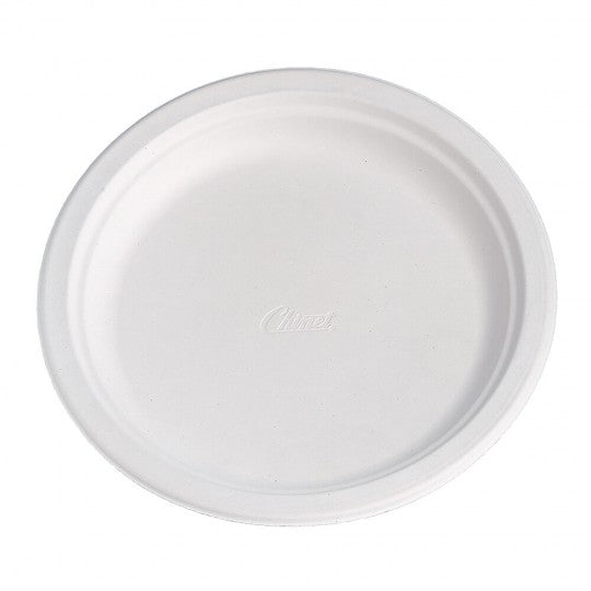 PLATO CAÑA DE AZUCAR BLANCO 17 CM P/50UDS
