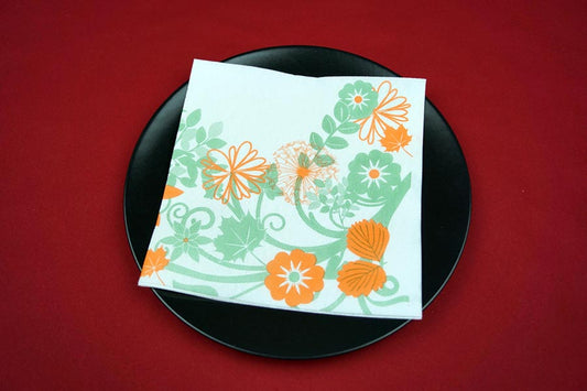 Serv. Air Soft 40x40 600ud. Blanca Deco. Primavera
