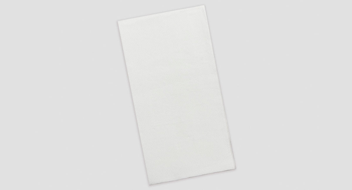 Servilleta 30x40 Punta-Punta 50ud Blanco