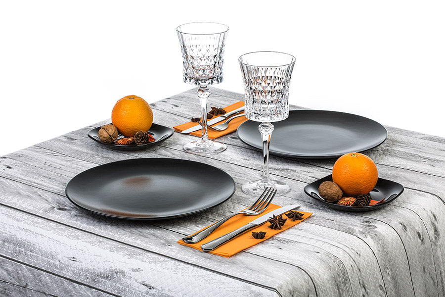 Mantel Papel 100x100cm Pleg. 1/8 Deco. Madera, 250uds (Retractilado con código EAN)