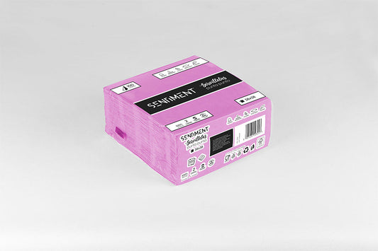 Servilleta Punta Punta 38x38cm Fucsia, 40uds 24paq