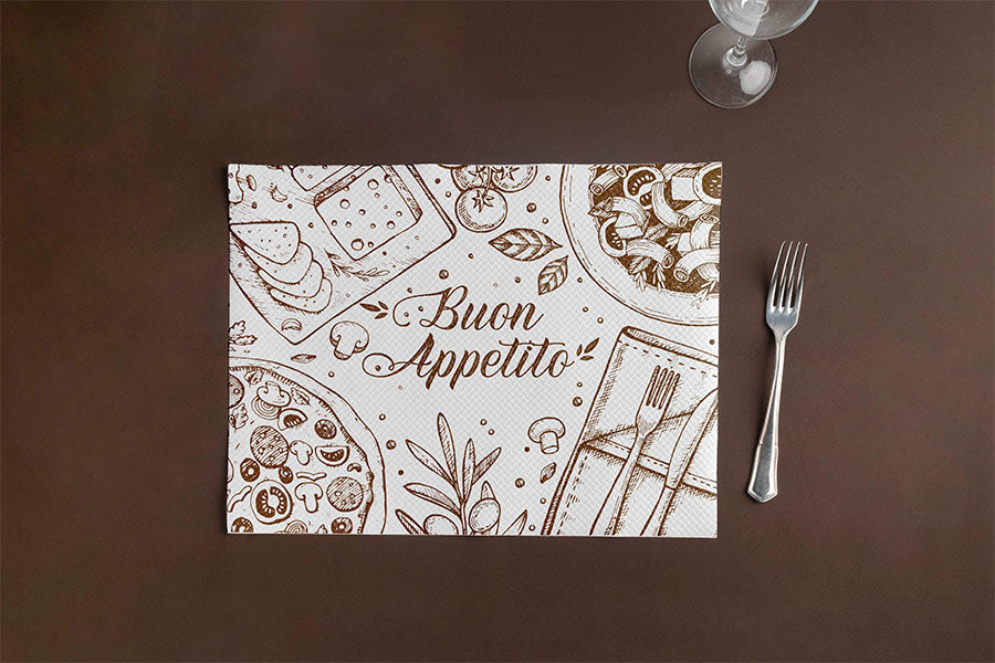 Mantel Papel 30x40 Bco 40gr Deco Buon Appeti(250u)