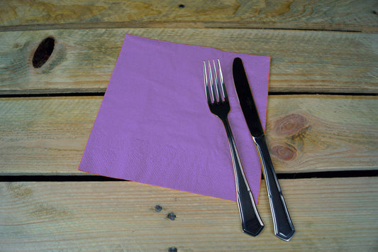Servilleta 40x40 2 capas 50uds Violeta