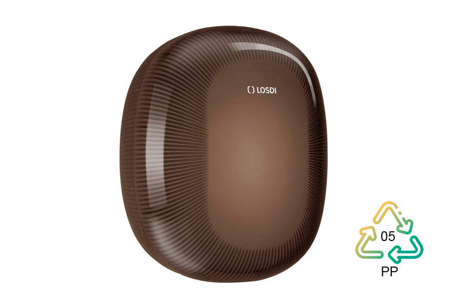 Dispensador papel mecha Polipropileno Negro Losdi