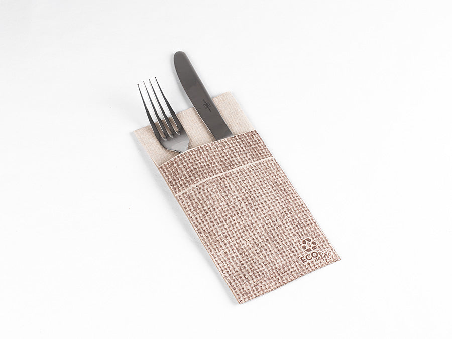 Kangucel Punta Punta 40x40cm Eco Nature Deco. Arpillera, 960uds