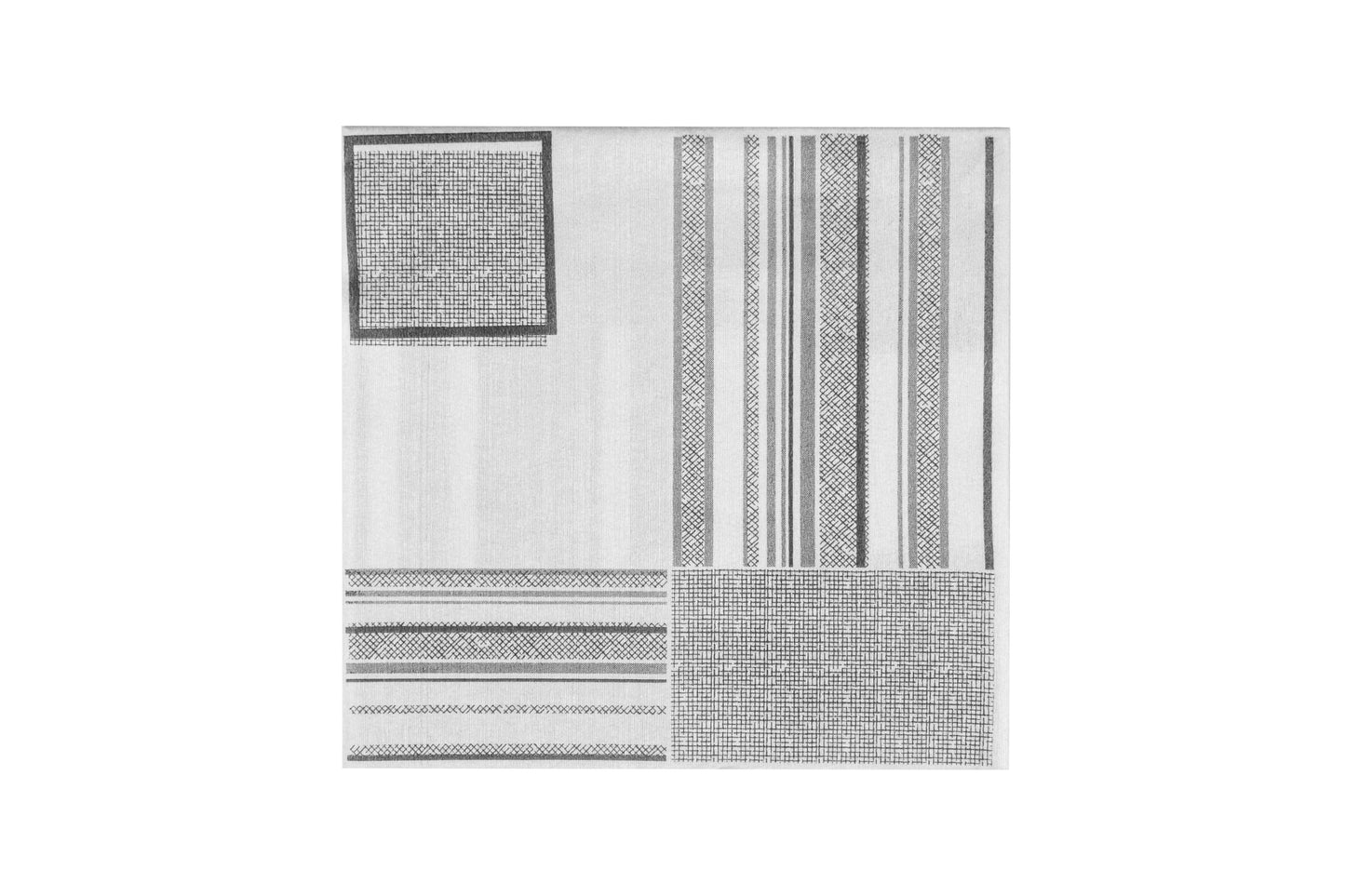 Servilleta Bambutex 40x40cm Deco. Campos Agua Mari