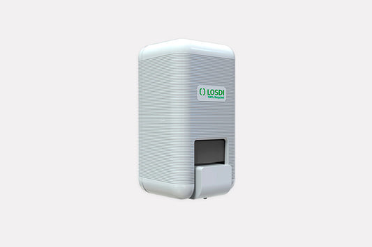 Dosificador Jabón Líquido 1L Eco-Luxe Blanco Losdi