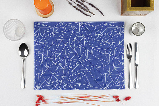 Mantel Cortado Startex 30x40cm Azul Royal Deco. Fu