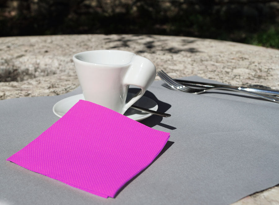Servilletas 20x20 Micropunto 100ud Fucsia