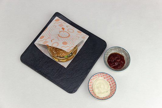 Bolsa Papel Antigrasa 15x15cm 35gr. Deco. Memphis