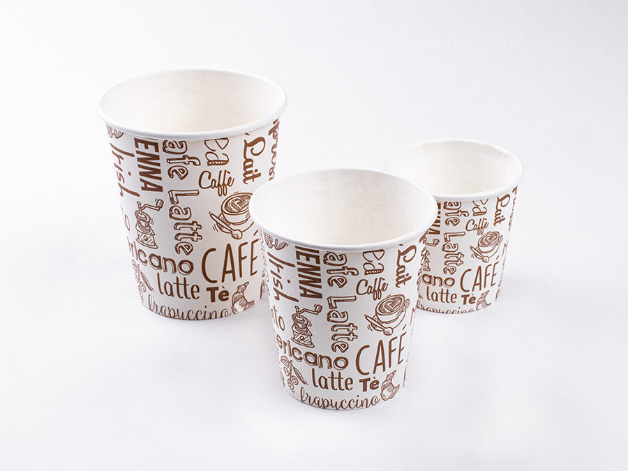 Vaso papel decorado 120cc 50 uds.