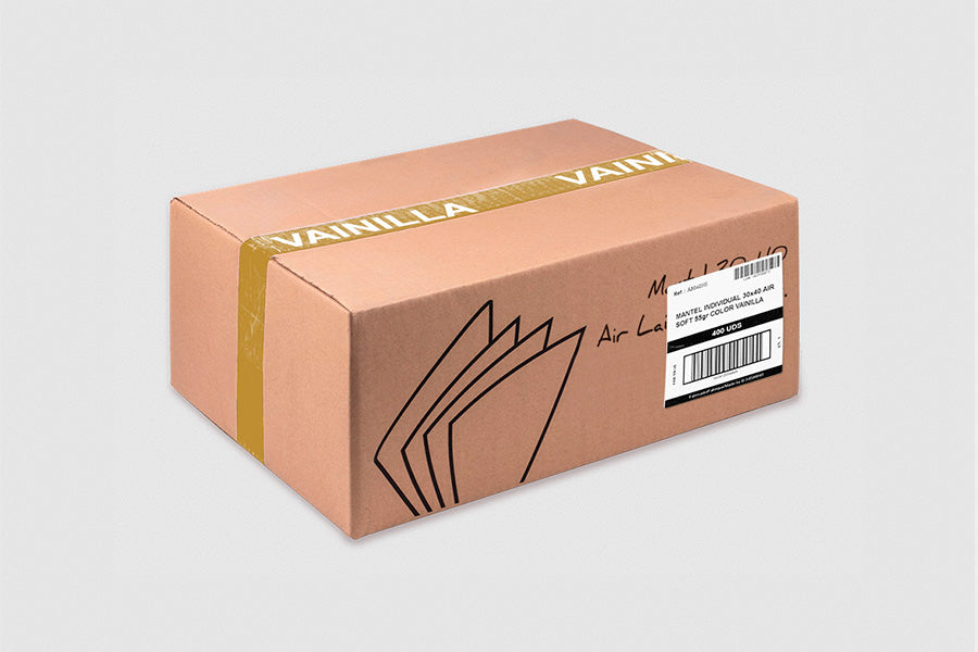 Mantel Air Soft 30x40 400uds. Vainilla