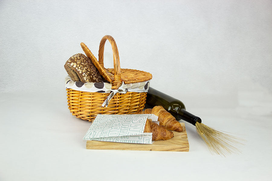 Bolsa Papel Antigrasa 12+6x20cm 35gr Deco. Gourmet