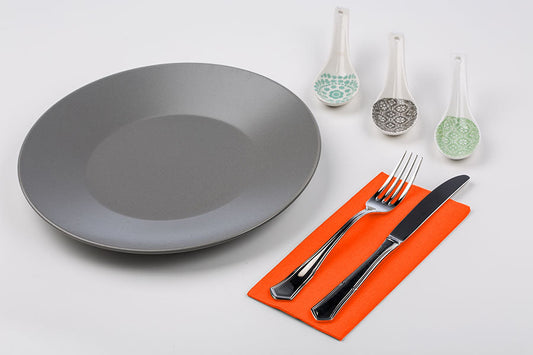 Servilleta PP 40x40 Pleg. 1/8 30ud Naranja