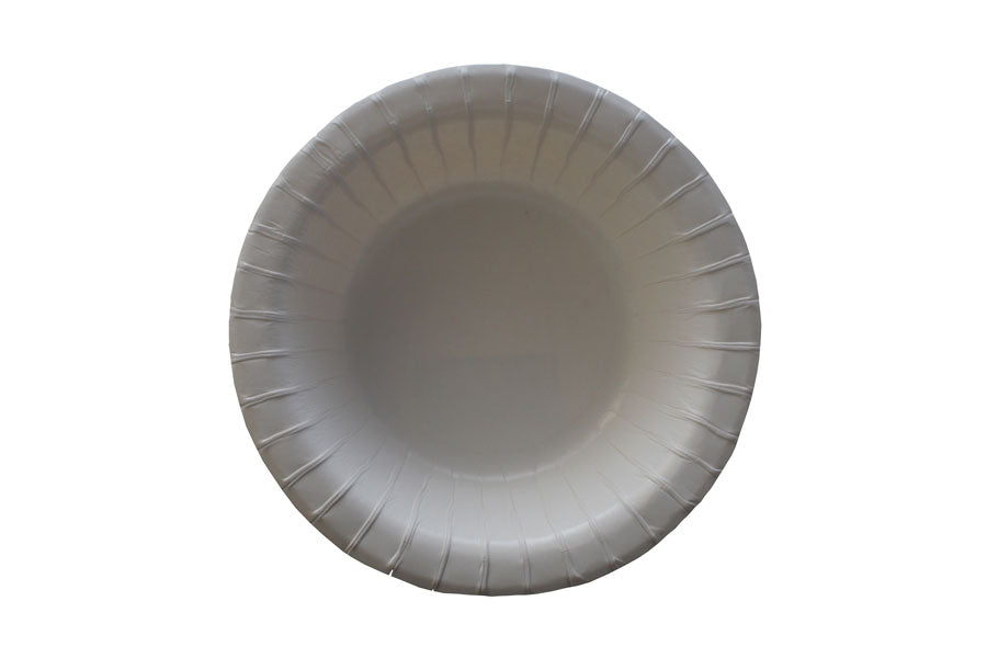Plato Cartón Kraft Antigrasa 19cm 50 uds 250gr