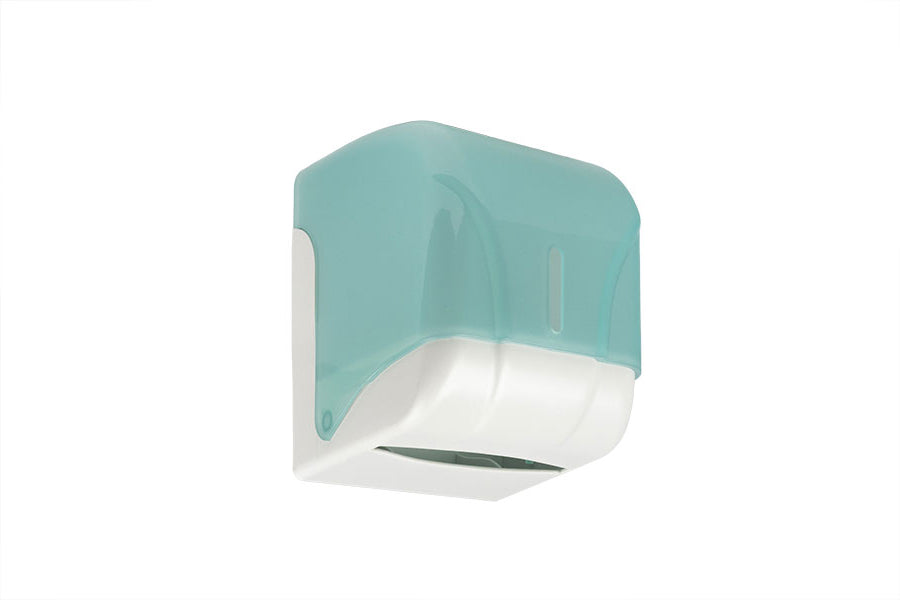 Disp. Papel Higienico Hoja-Hoja ABS Verde