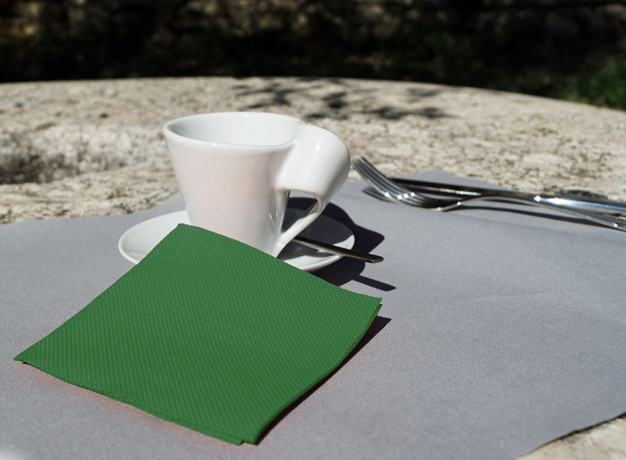 Servilletas 20x20 Micropunto 100ud Verde