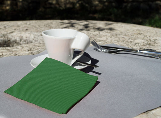 Servilletas 20x20 Micropunto 100ud Verde
