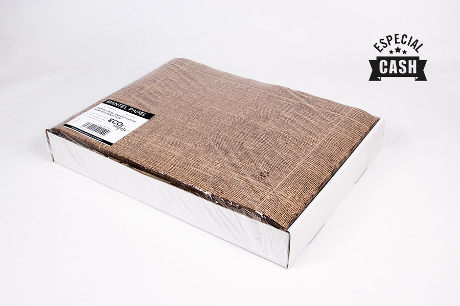 Mantel papel 30x40 Eco Nature 50gr Deco. Yute