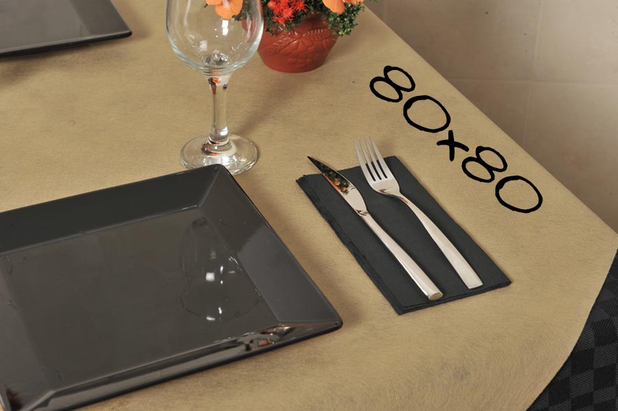 Mantel Cortado Novotex 80x80cm, 200uds