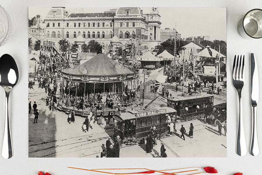 Mantel Papel 28x40,5cm 80gr Deco. Feria Impresion Offset, 500uds