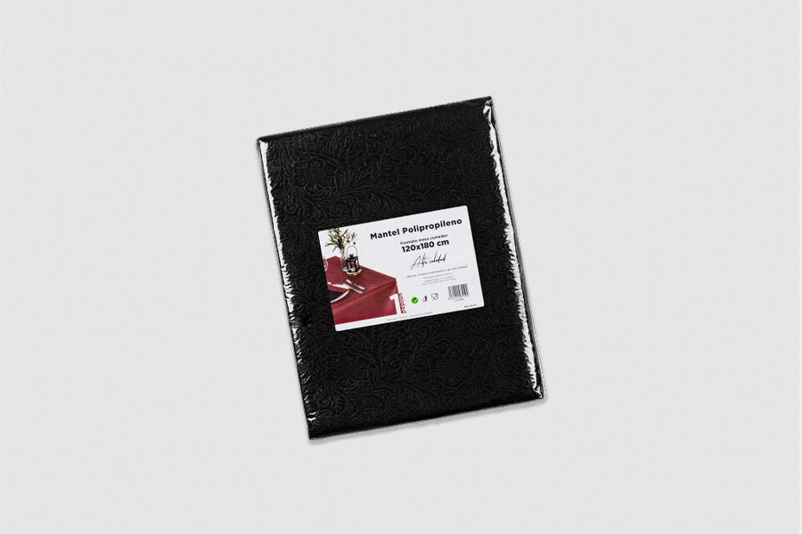 Mantel Cortado Unitario Novotex PLUS 120x180cm Negro