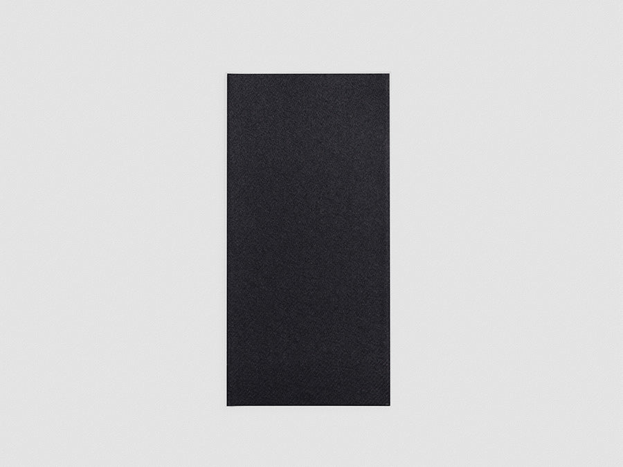 Servilleta Air Soft 48x48cm Pleg. 1/8 Negro, 360ud