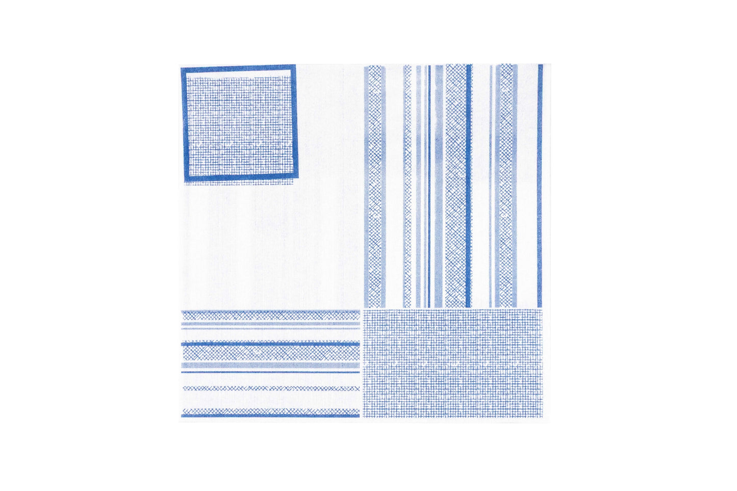 Servilleta Bambutex 40x40cm Deco. Campos Agua Mari