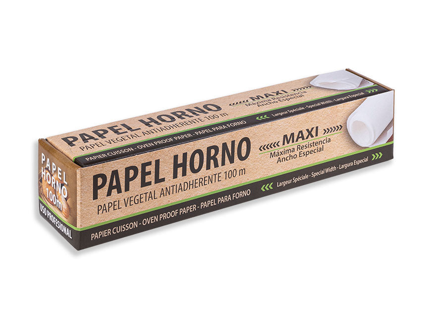 Rollo Papel siliconado para horno 39cm x 100m 39gr