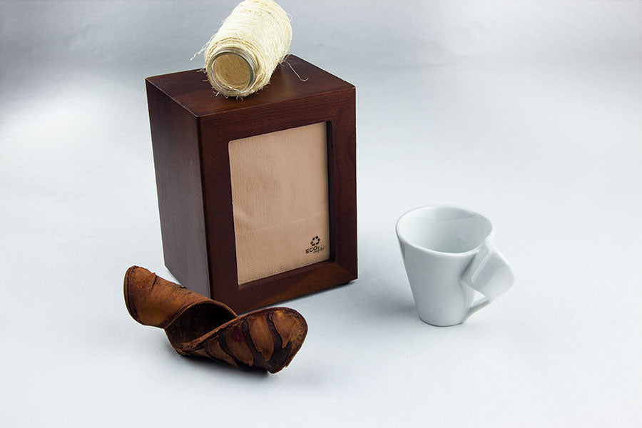 Servilletas Miniservis Tissue 17x17cm Eco Nature, 100uds 140pq