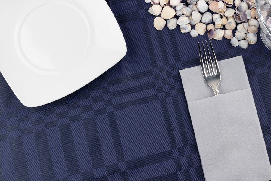 Mantel Extratela Cuadros 100x100cm (Confeccionado a 96x96cm)