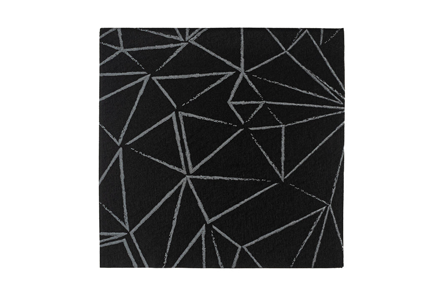 Serv. Softex 48x48cm 70gr 400ud. Negro Deco. Funky