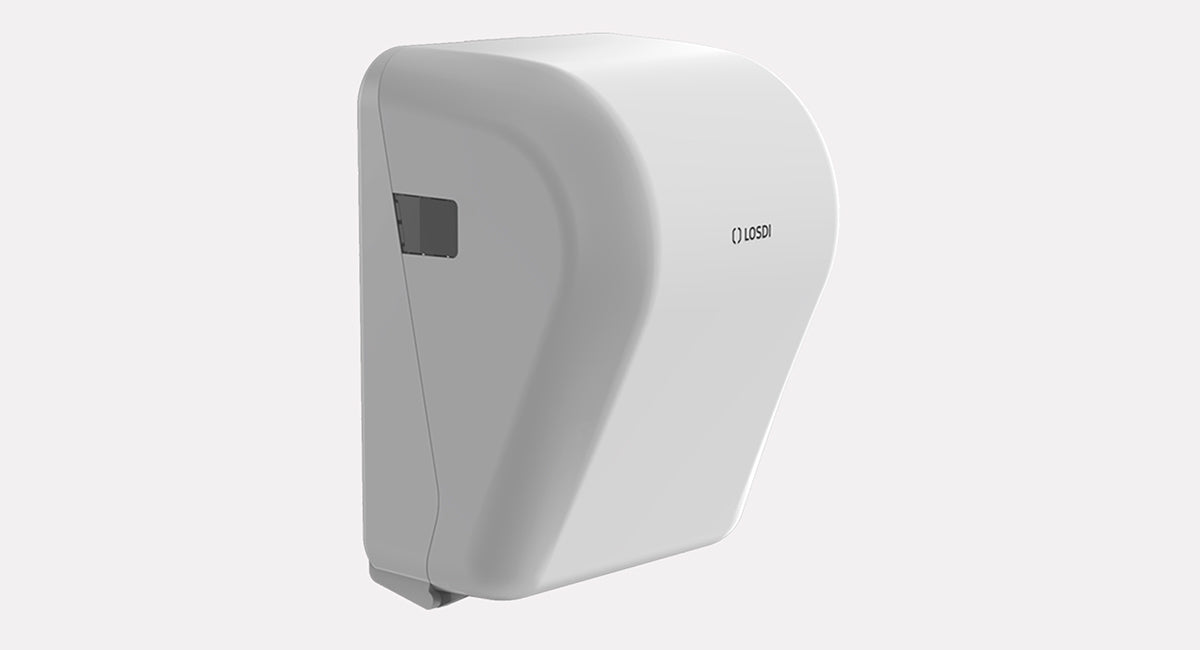 Dispensador Portatoallas Autocut Elegance ABS Blanco Losdi