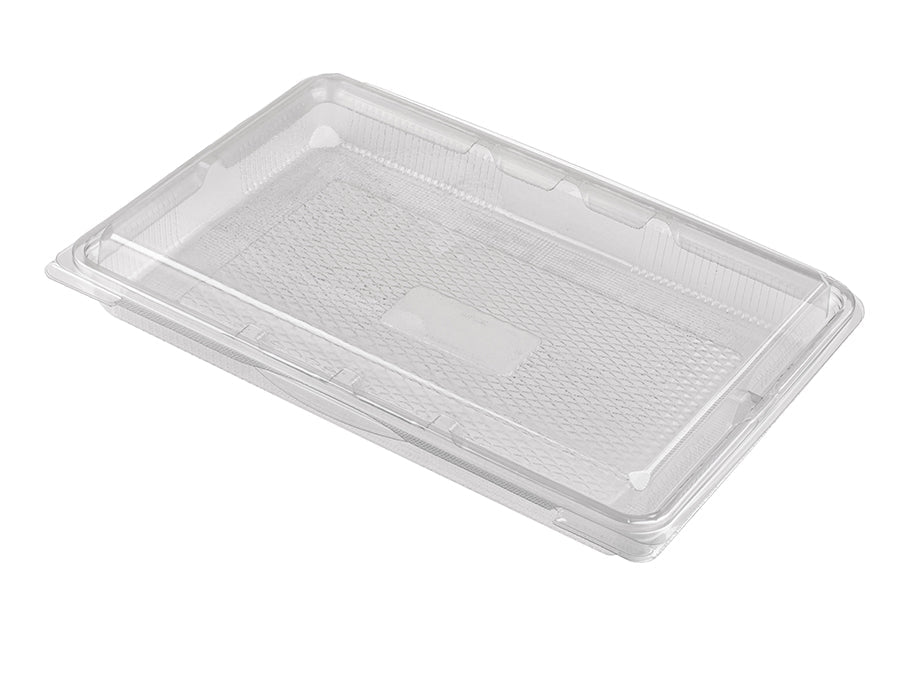 Envase tapa bisagra loncheados -pet- 1.250cc, 25uds (-15ºC a +55ºC)