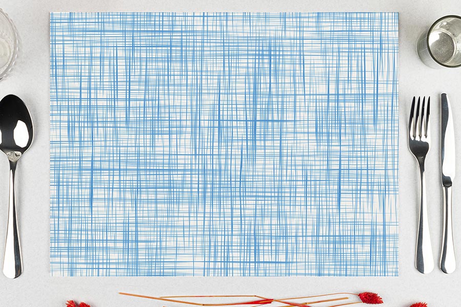 Mantel Papel 28x40,5cm 80gr Deco. Urban Cian Impresion Offset, 500uds