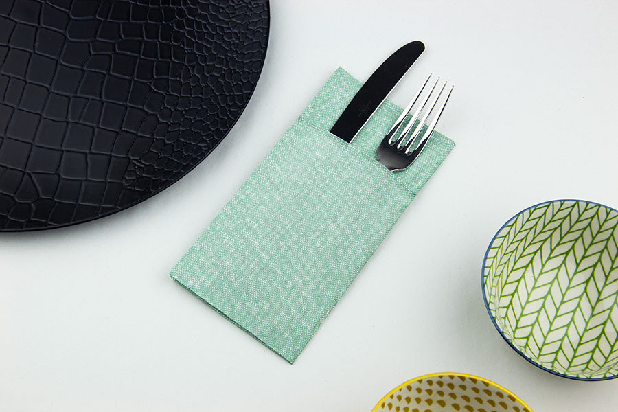 Kangucel Punta Punta 40x40cm Blanco Deco. Cow Boys Verde, 960uds