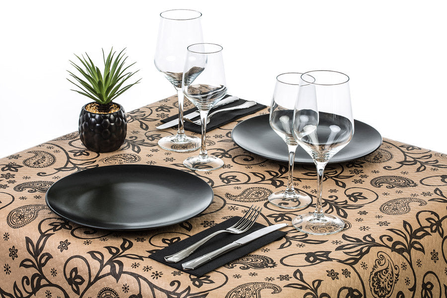 Mantel 100x100cm Eco Nature Deco. Cachemir, 400uds (Granel)