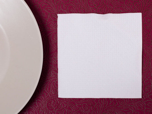 Servilletas Blanco 1Capa 33x33 80uds