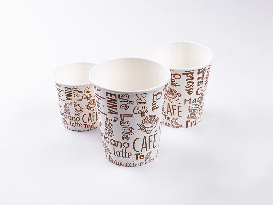 Vaso papel decorado 240cc 50 uds.