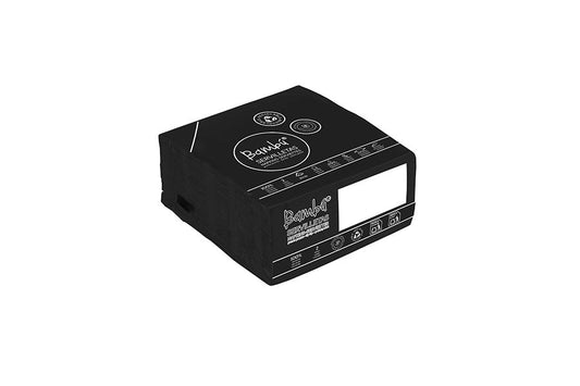 Servilleta 38x38 Punta Punta 50ud Negro