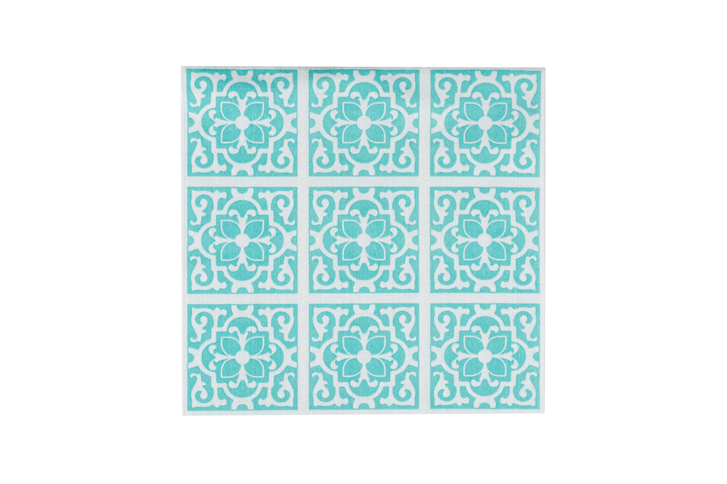 Servilleta Bambutex 40x40cm Deco. Azulejo Agua Mar