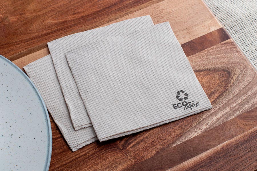 Servilletas 20x20 Micropunto 100ud Eco Nature