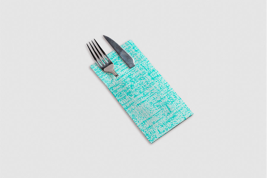 Kanguro Air Soft 40x40cm Deco. Strauss Turquesa, 480uds