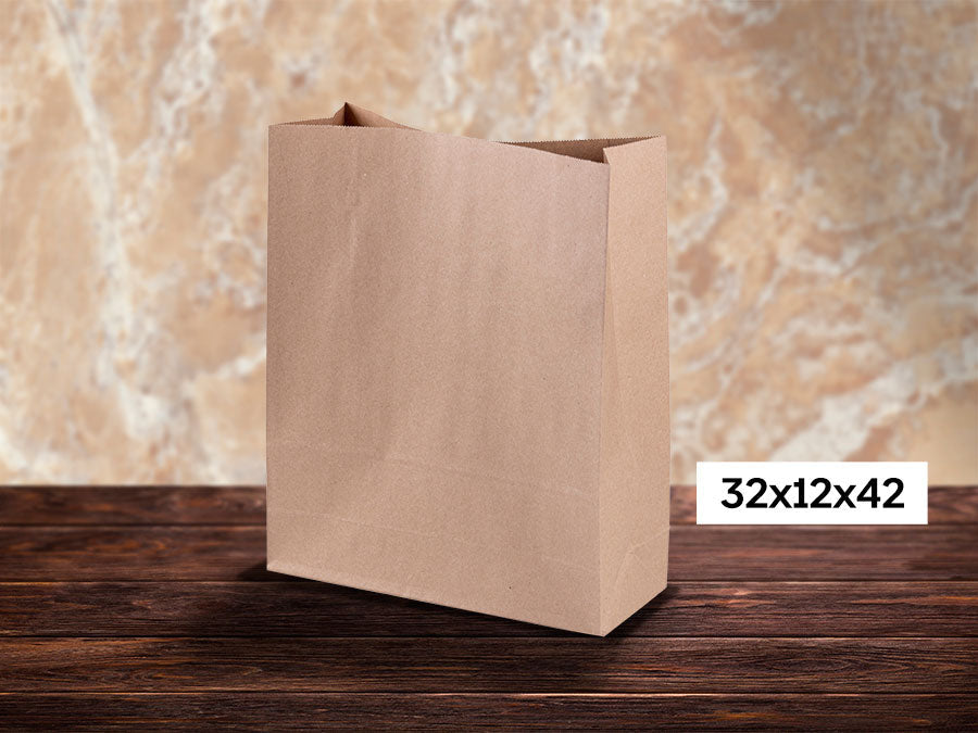Bolsa Papel Kraft Americana 32x12x42cm 80gr 250u