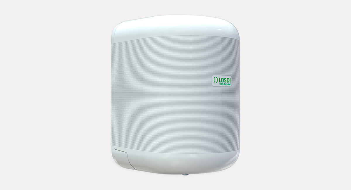 Dispensador Papel Mecha Eco-Luxe Blanco Plástico Reciclado Losdi (Difusor)