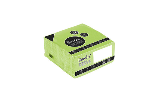 Servilleta 38x38 Punta Punta 50ud PISTACHO