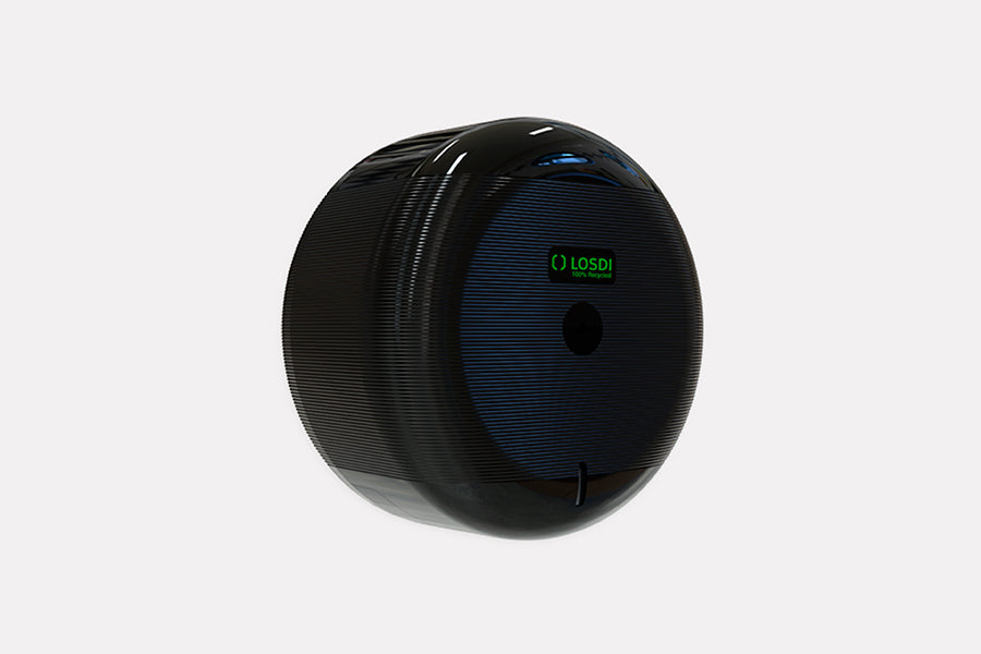 Dispensador Papel Higiénico ABS Negro Losdi Dispensación Central