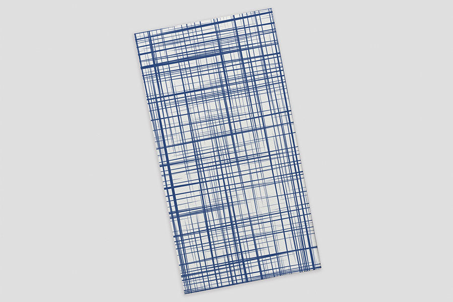 Serv. 30x40 PP 100uds Deco. Urban Azul