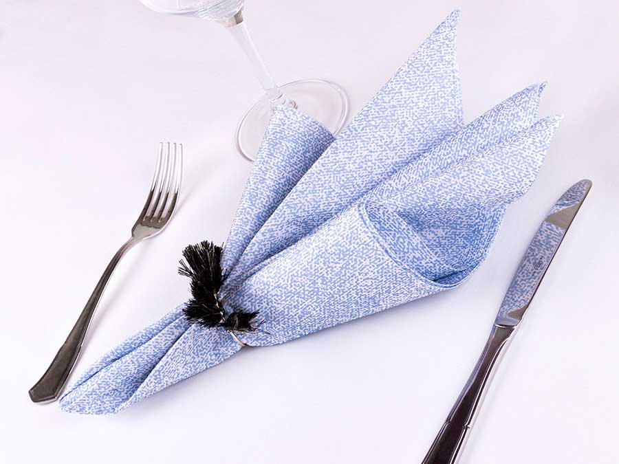 Serv. Bambutex 50x50 Deco. Esparta Azul
