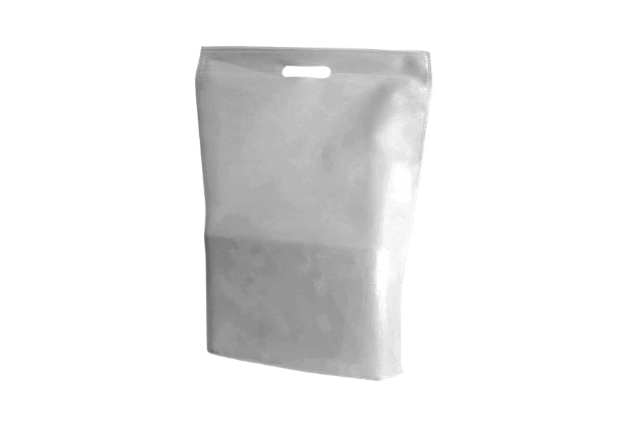 Bolsa Troquelada Novotex 40x50+10cm 60gr. Blanco